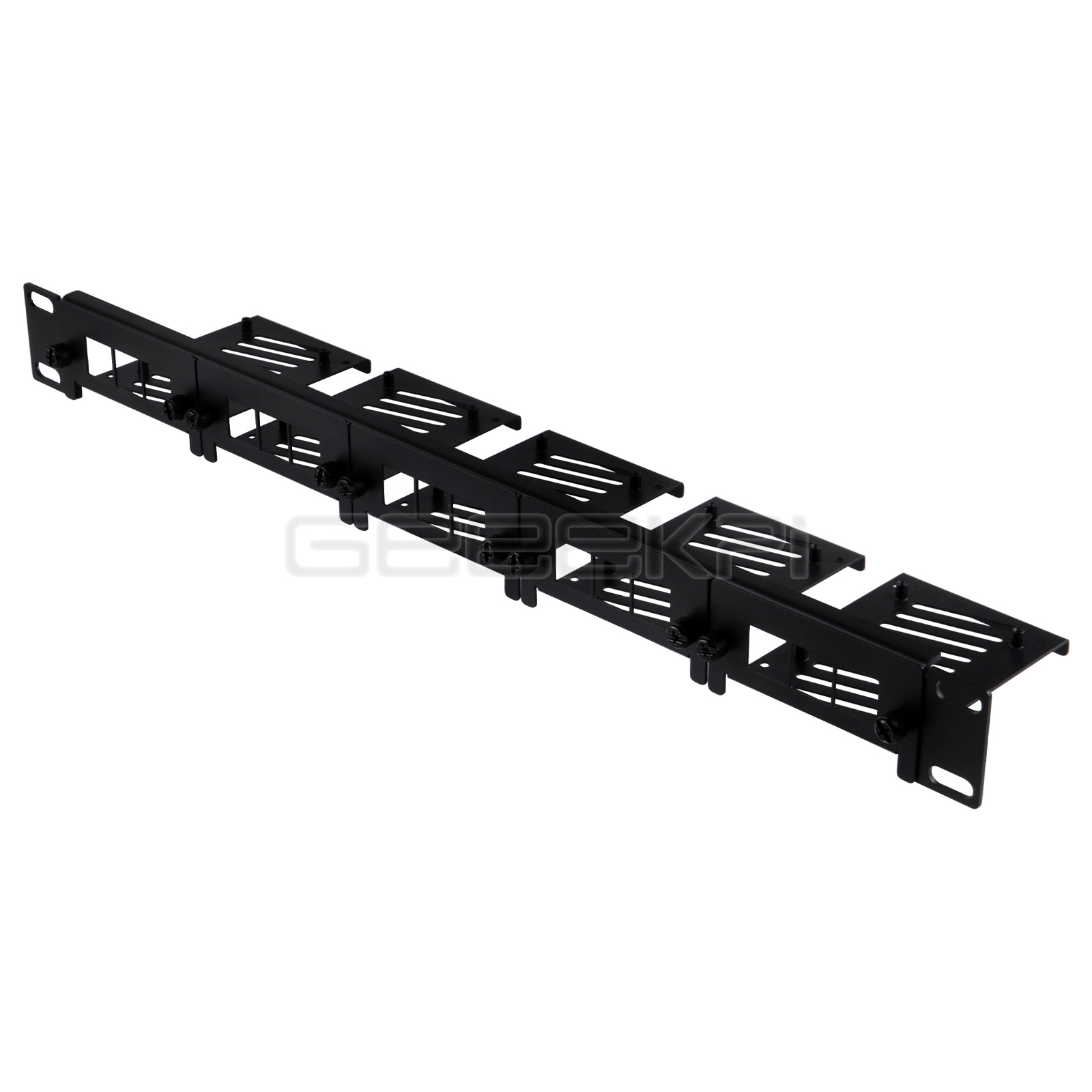 Raspberry Pi Rackmount 1U 19 Inch - 1U ラックマウント Raspberry Pi 5/4B/3B+ 取り外し可能なスチールブラケット