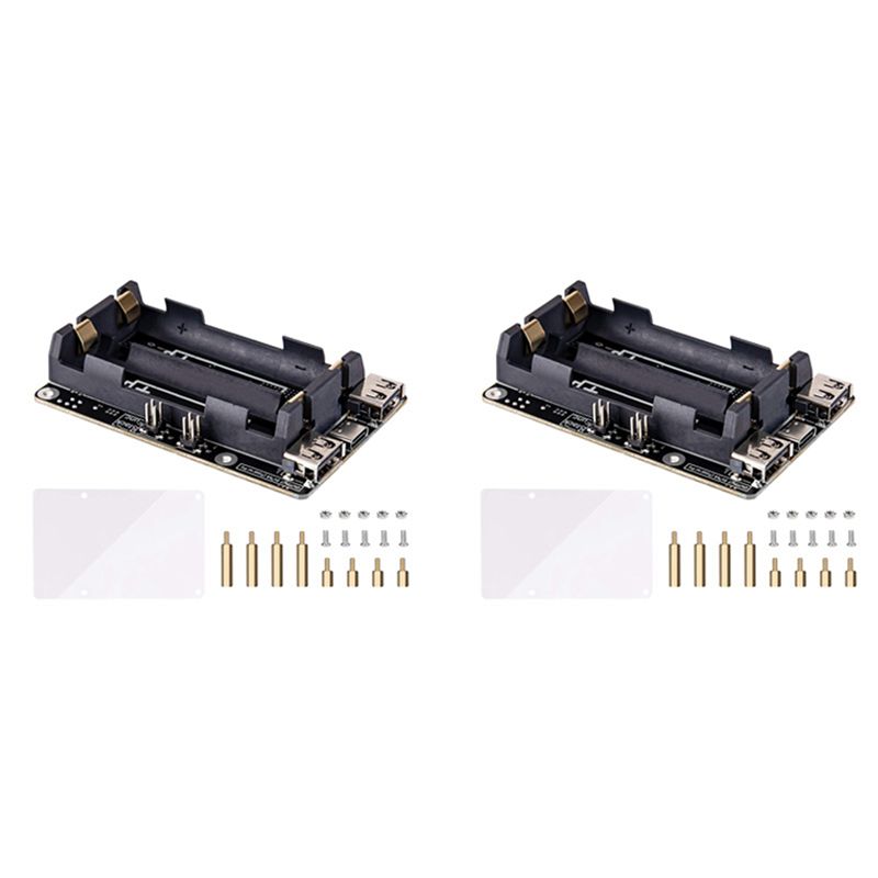 AA08-2X ラズベリーパイ4用UPS電源 無停電UPS  - Raspberry Pi Uninterrupted Power Supply Ups 18650 のレビューと価格