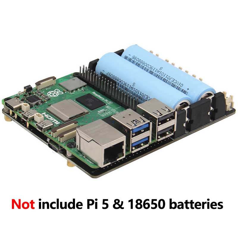 Raspberry Pi 5 18650 UPS ボード、5 - Raspberry Pi Uninterrupted Power Supply Ups 18650 のレビューと価格