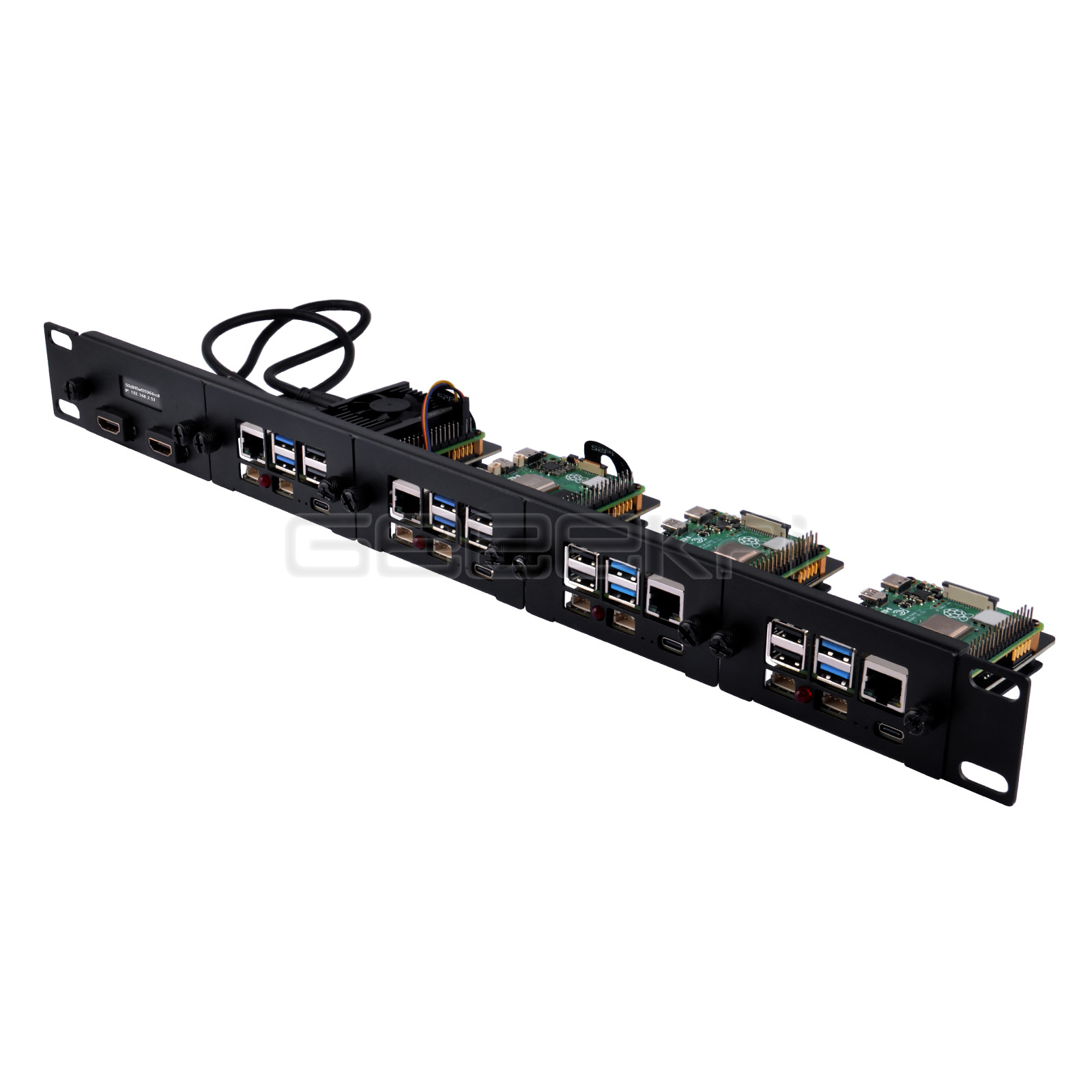 Rackmountスチールブラケットキット,raspberr - Raspberry Pi Rackmount 1U 19 Inch のレビューと価格
