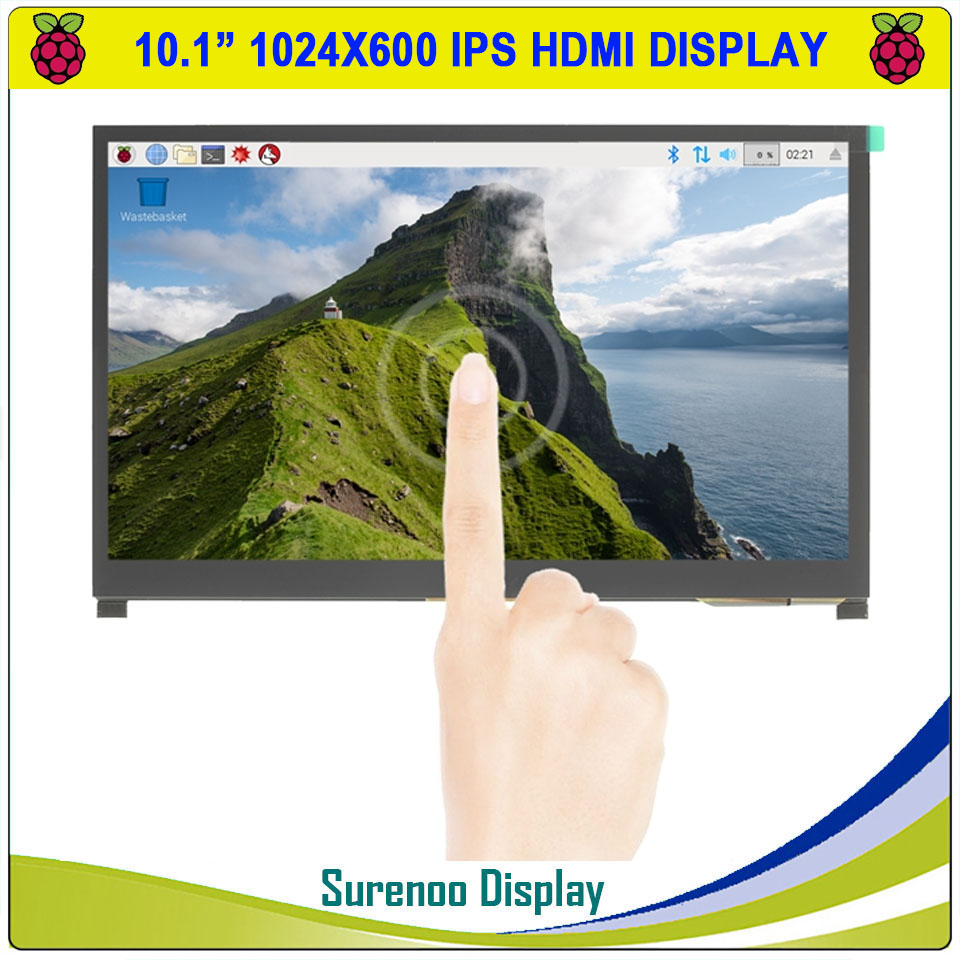 10.1インチ 1024*600 HDMI対応 IPS TF - Raspberry Pi 10.1 Inch Capacitive Touch Screen Ips のレビューと価格