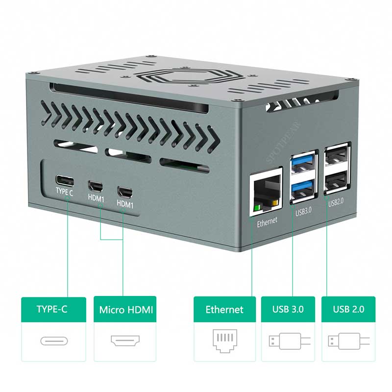 Raspberry Pi 5 アルミニウムメタルケース、クー - Argon One V3 M.2 Nvme Case のレビューと価格