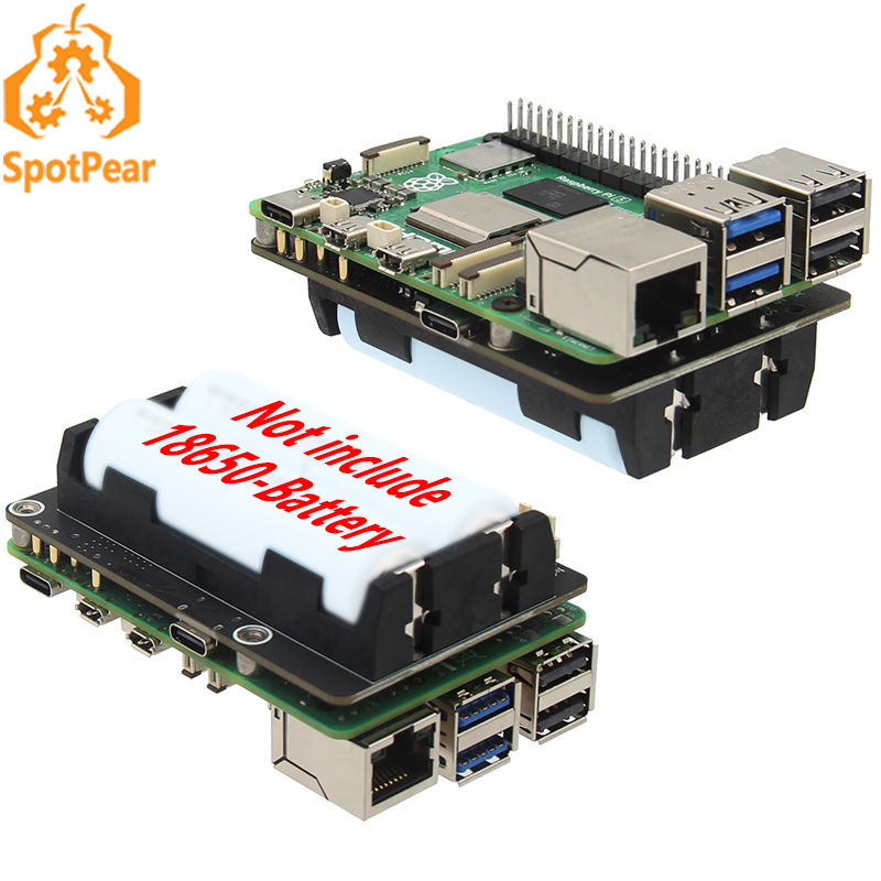 Raspberry pi 5 x1200無停電電源装置,UP - Raspberry Pi Uninterrupted Power Supply Ups 18650 のレビューと価格