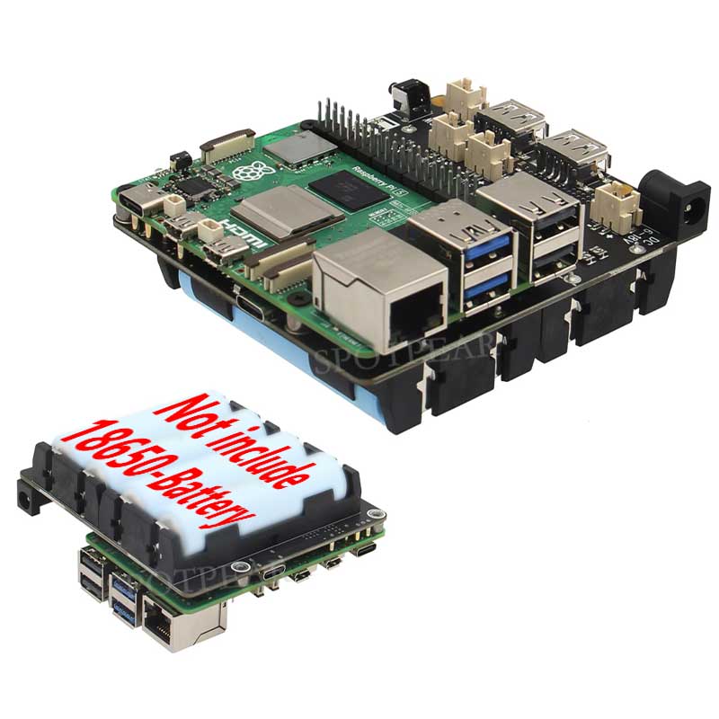 Raspberry pi 5 x1202無停電電源装置,UP - Raspberry Pi Uninterrupted Power Supply Ups 18650 のレビューと価格