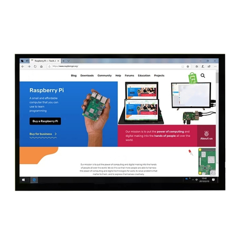 新10.1インチ1280 × 800 ips液晶ディスプレイ - Raspberry Pi 10.1 Inch Capacitive Touch Screen Ips のレビューと価格