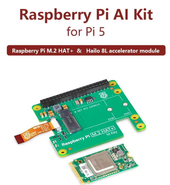 公式Raspberry Pi 5 AIキット（M.2 HAT - Raspberry Pi Ai Kit Hailo-8L のレビューと価格